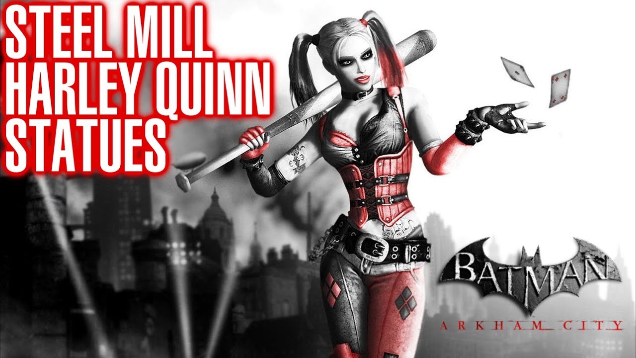 batman arkham city harley quinn statue