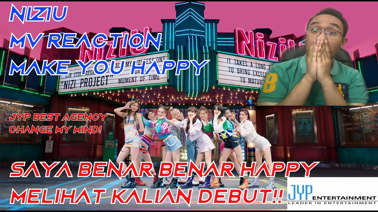 MV REACTION NiziU Make You Happy! AKHIRNYA DEDEK UNYU KITA DEBUT BOI! BABEHNYA NONGOL BIKIN NGAKAK!