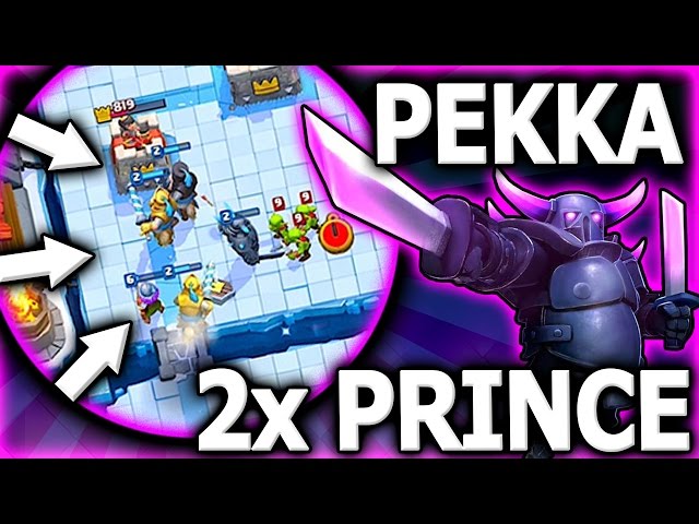 91% WIN RATE! *NEW* PEKKA DOUBLE PRINCE DECK — Clash Royale 