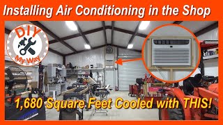 Installing Air Conditioning in the Shop: Cooling a 1,680 sf Shop with a Window Unit (#143)