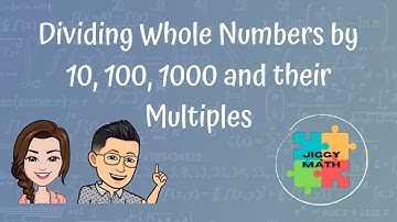 Dividing Whole Numbers by 10,100,1000 and their Multiples
