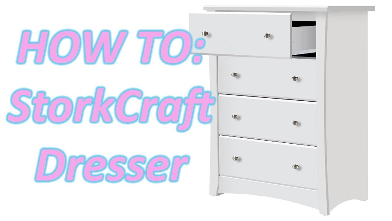 Amazon Storkcraft Crescent 4 Drawer Chest Assembly Youtube