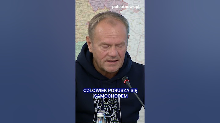 "Ten człowiek udaje wojskowego". Tusk ostrzega mieszkańców