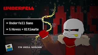 Underfell Sans Moveset | JJS Skill Builder