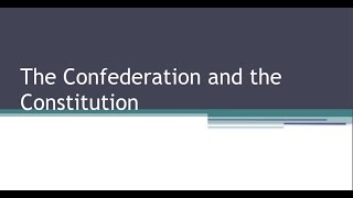 The Articles of Confederation and Post-Revolutionary America