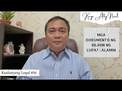 Video: Anong Mga Dokumento Ang Kailangan Ng Isang Tao