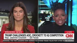 Crockett You have a president who consistently is obsessing over two women of color that are members