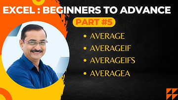 How to use Average,AverageIF,AverageIFS,AverageA in MS Excel