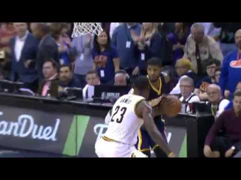 LeBron James Duels Paul George in Cleveland