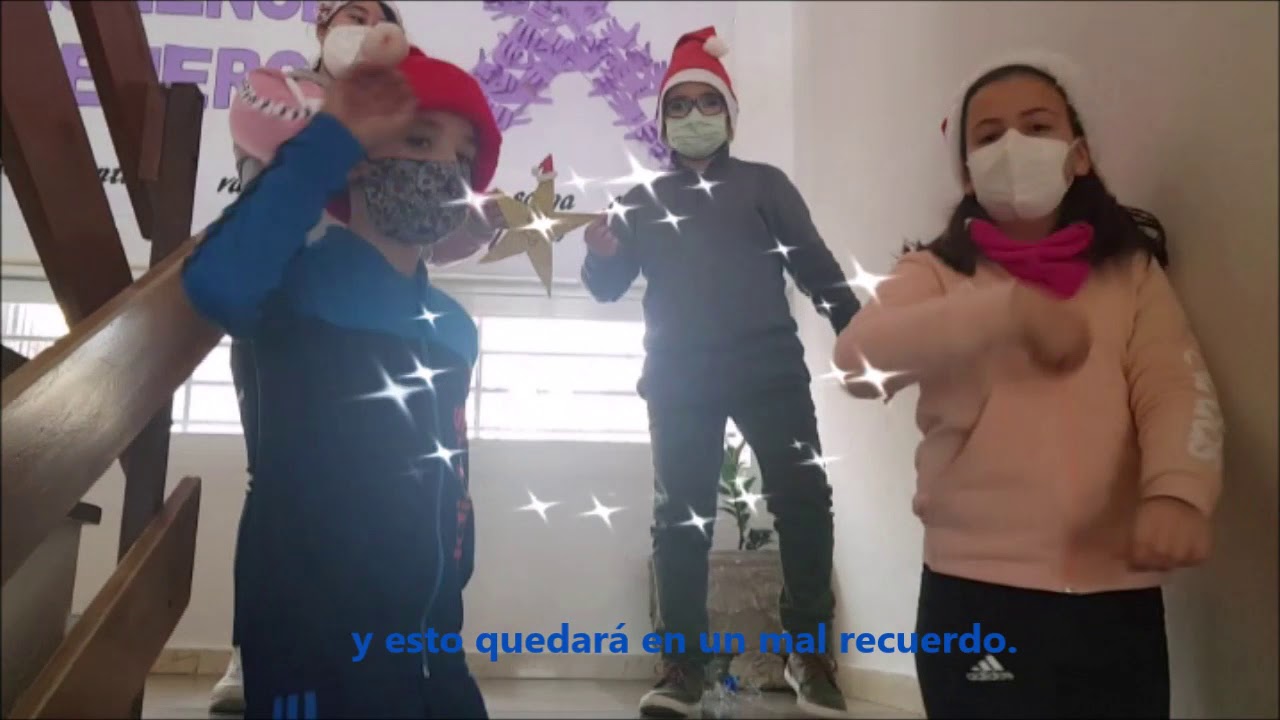 Felicitaciòn de navidad de 4° de primaria del C.E.I.P. Ramón Mendoza (Begijar)