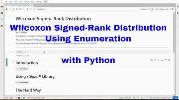 Python - Wilcoxon Signed Rank Distribution Using Enumeration
