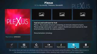 Update Adryanlist Kodi New Version 2 8 2  and activate plexus screenshot 3