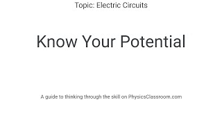 Know Your Potential   Concept Builder