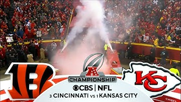 2022 AFC Championship Bengals vs Chiefs NFL Primetime Highlights (CBS Intro)