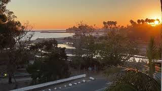 View from DoubleTree Suites Hotel Doheny Beach, Dana Point, CA.