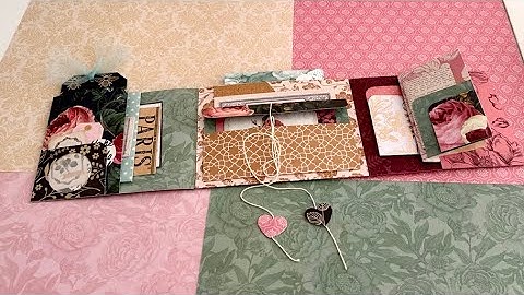 Interactive Multi Pocket Tri-Fold Folio Folder | Step by Step TUTORIAL