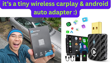 Reviewing the MSXTTLY wireless carplay android auto adapter review - it