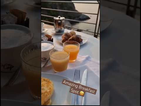 AMAZING Breakfast Spot in #taormina #breakfast #hotel #food #eating #subscribe #view #shorts #short