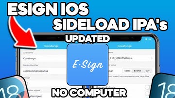 *NEW METHOD* Install ESign on iOS: Install IPA Files on iPhone/iPad NO COMPUTER or REVOKES