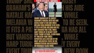 BREAKING: Natalie Harp Joins Trump at Lindsey Graham's Funeral as Melania's Absence Draws Attention