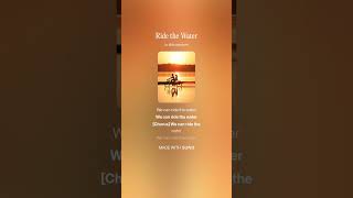 Ride the Water #music #afrobeats #europopmusic #positivevibes #lovesong #couplesmusic #shortsfeed