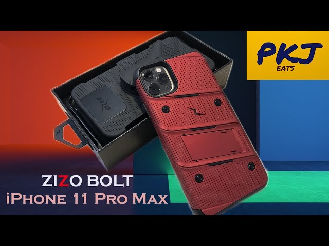 Zizo Bolt Series iPhone 12 Pro Max Tough Case - Red