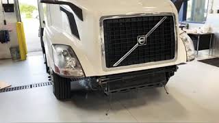 How to install front bumper on truck (volve NVL)