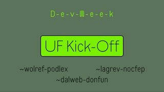 Kick-Off Developer Week