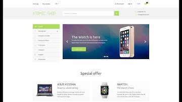 Atomic Electronic Store PrestaShop Theme 1.7