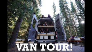 VAN TOUR | FORD TRANSIT that sleeps a family of SEVEN