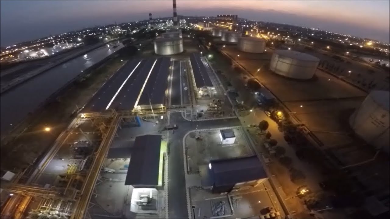 07 Gas Plant, CNG Gresik Contruction Phase - YouTube
