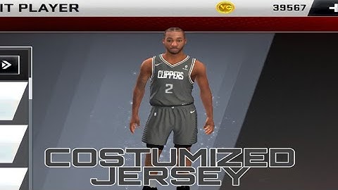 Clippes Earned Jersey Costumized V97