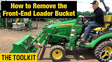 How to Remove the Bucket on a John Deere Compact Tractor