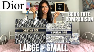 dior tote sizes