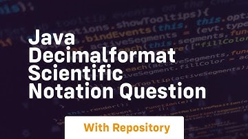 java decimalformat scientific notation question