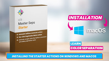How to Install LCS Master Seps Starter Photoshop Actions for Screen Printing | Windows & Mac | Pt.1