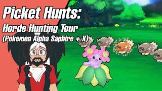 【VTuberEN】Shiny Hunting Stream: Horde Hunting Tour (Alpha Sapphire+X) & Hardcore Shinylocke (Violet)
