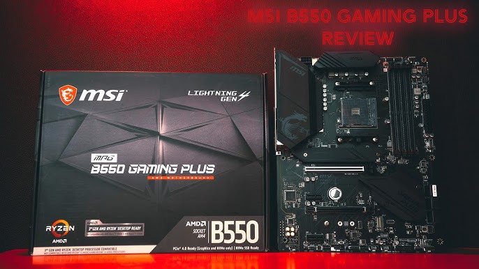 MSI MPG B550 GAMING PLUS AMD B550 Socket AM4 ATX 4 DIMM DDR4