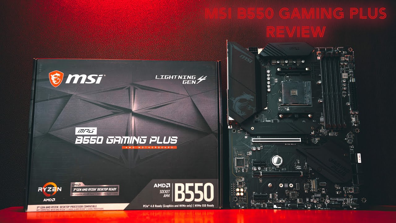 MSI B550 Gaming Plus - Review - Entry-Level ATX B550 Motherboard for Ryzen  CPU 