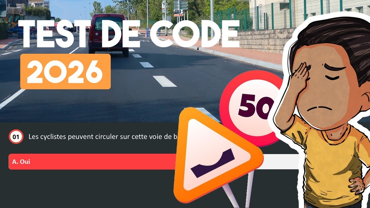Test Code de la Route 2026 - Série 87