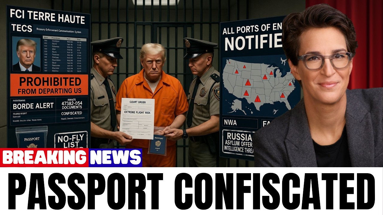 BREAKING: Trump's Passport Confiscated — "Flight Risk Extreme", Borders Alerted
