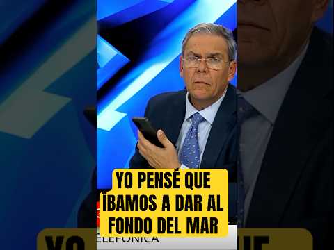 YO PENSÉ QUE ÍBAMOS A DAR AL FONDO DEL MAR