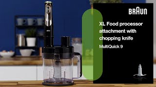MultiQuick 9 | How to use the XL Food processor with chopping knife