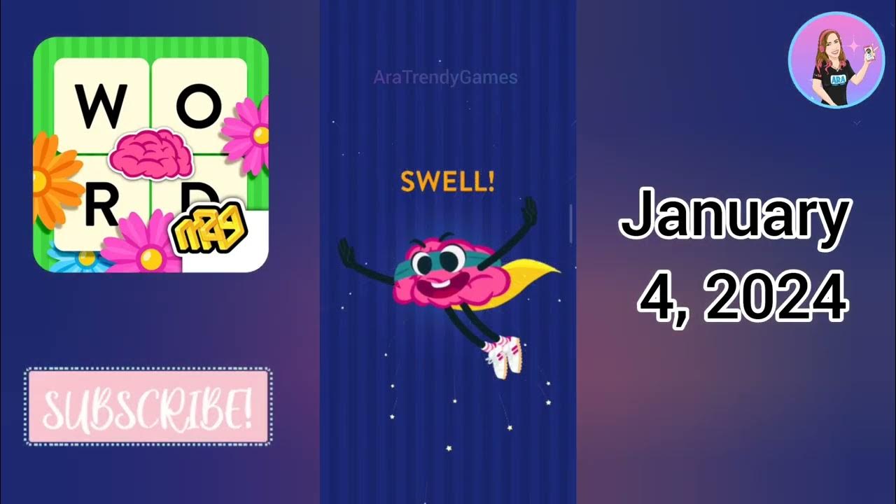 WordBrain Brainy’s New Year Event January 4, 2024 All Parts Answers