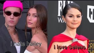 Justin Bieber and Selena Gomez and hailey 😐🥰💞💔#justinbieber #selenagomez #haileybieber
