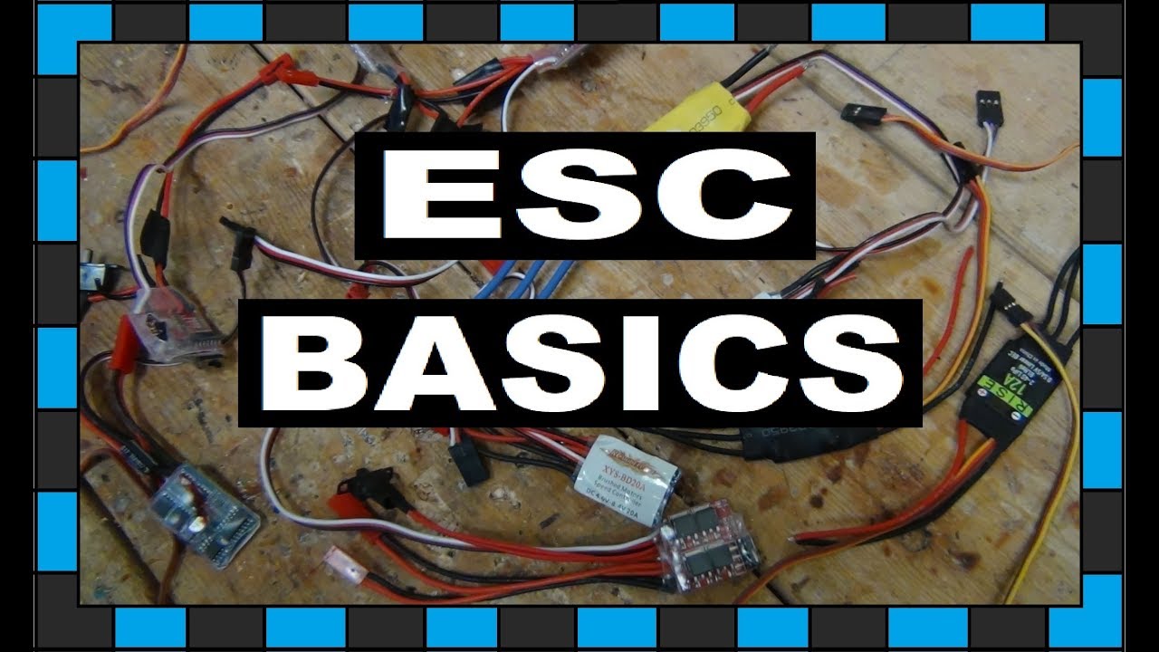 How To Use An ESC // Electronic Speed Controller Basics YouTube