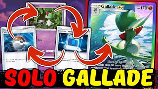 NO ONE EXPECTS THIS SOLO GALLADE EX DECK! | Pokemon TCG Pocket
