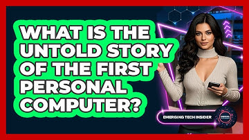 What Is The Untold Story Of The First Personal Computer? - Emerging Tech Insider
