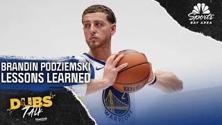 Warriors' Brandin Podziemski reflects on lessons learned in NBA | Dubs Talk | NBC Sports Bay Area