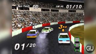 [1080p] PS1 - Destruction Derby Gameplay with Commentary